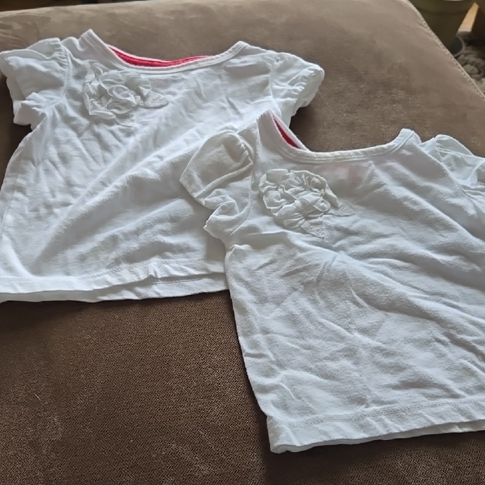 Cherokee White Short Sleeve Tees